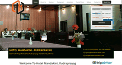 Desktop Screenshot of hotelmandakini.com